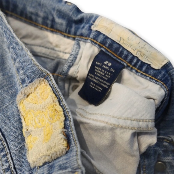 Earl Jeans distressed patches jeans denim 29 - Picture 4 of 6